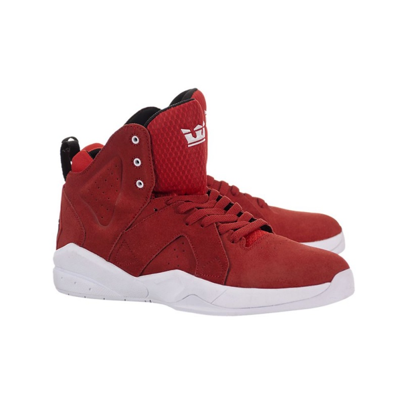 Tenis Skate Supra Magazine Feminino Vermelhas | KJPOL9805