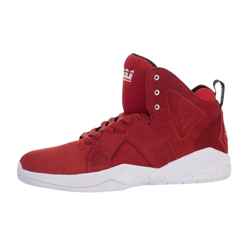 Tenis Skate Supra Magazine Feminino Vermelhas | KJPOL9805