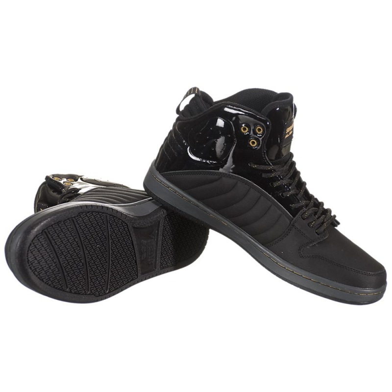 Tenis Skate Supra S1W Masculino Pretas | MFEIY7019