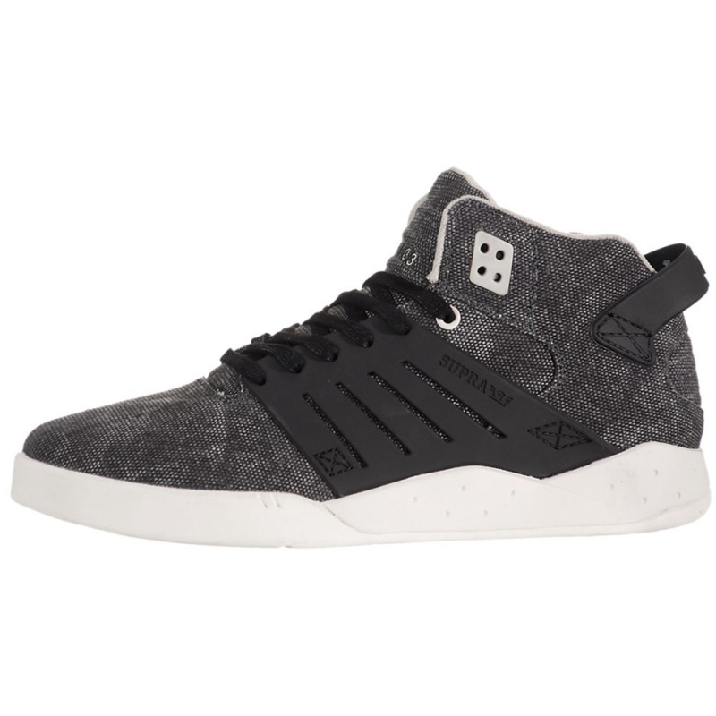 Tenis Skate Supra SkyTop III Feminino Cinzentas Pretas | EUMHW6941