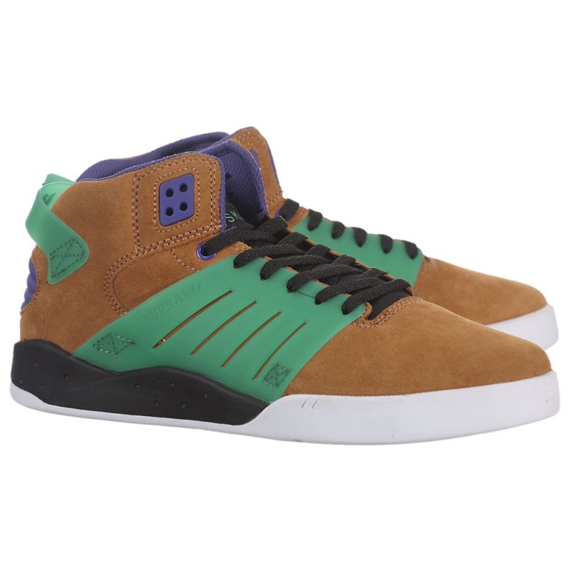 Tenis Skate Supra SkyTop III Feminino Marrom | ASFJG4869