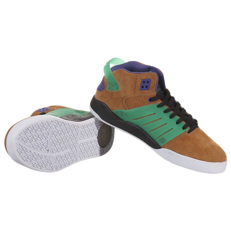 Tenis Skate Supra SkyTop III Feminino Marrom | ASFJG4869