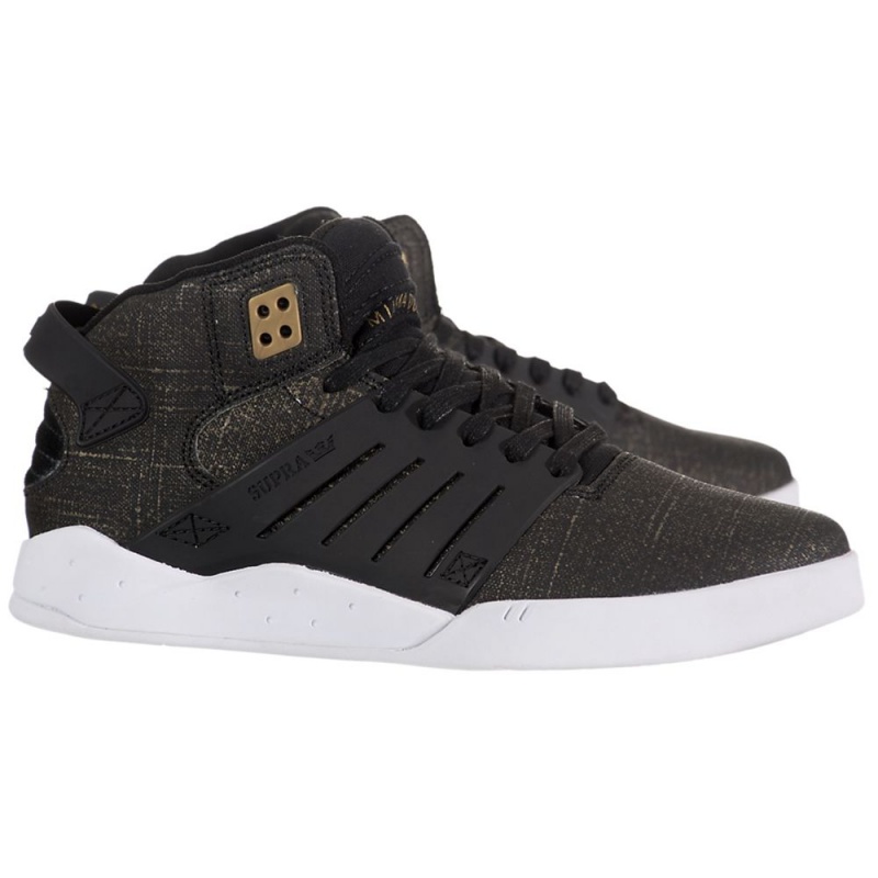 Tenis Skate Supra SkyTop III Feminino Pretas | XNFSP2853