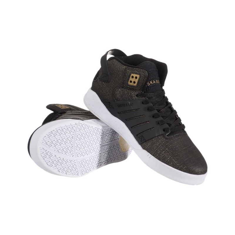 Tenis Skate Supra SkyTop III Feminino Pretas | XNFSP2853