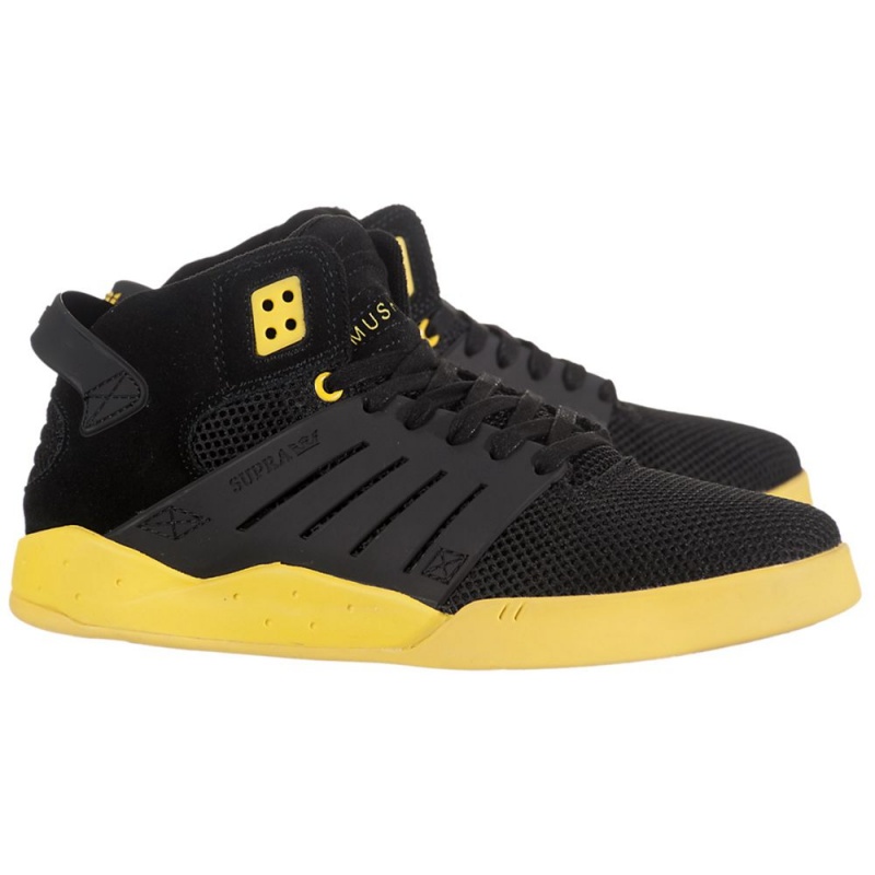 Tenis Skate Supra SkyTop III Feminino Pretas | BLNKF5876