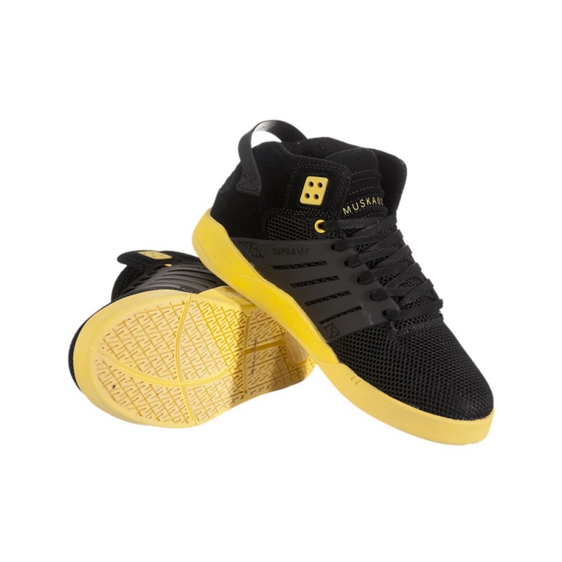 Tenis Skate Supra SkyTop III Feminino Pretas | BLNKF5876