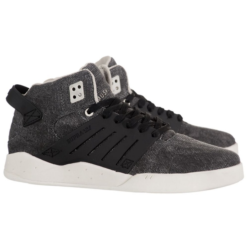 Tenis Skate Supra SkyTop III Masculino Cinzentas Pretas | SJTZM9407