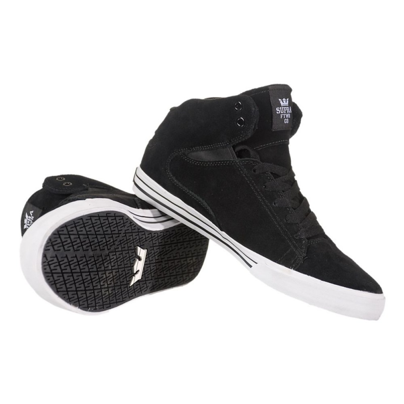 Tenis Skate Supra Society Medio Feminino Pretas | RABYT8143